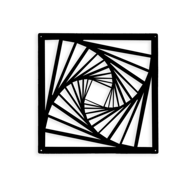 Tableau-spirale carré-noir-JDBOUTIQUE