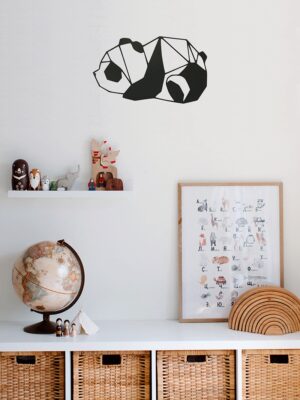 Tableau-deco-origami-panda-allongé-JD-BOUTIQUE