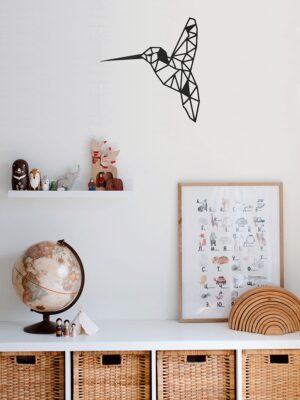 Tableau-origami-colibri-deco-JD-BOUTIQUE