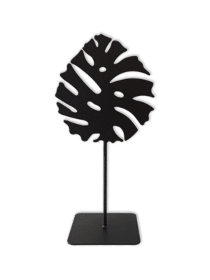 Feuille-tropicale-avec-support-carré-noir_JDBOUTIQUE