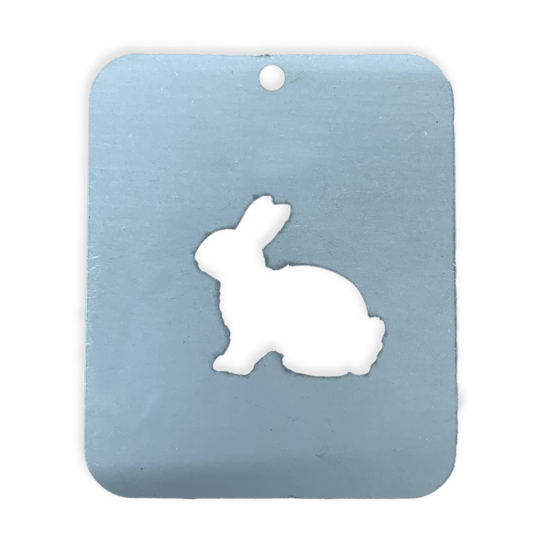 Pochoir empreinte de Lapin x 2 pcs CTOP chez Rougier & Plé