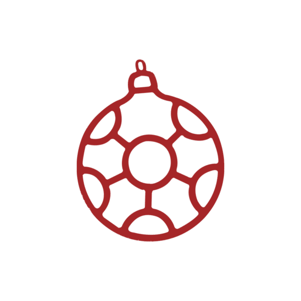 Boule de Noël n°6 rond – Image 3