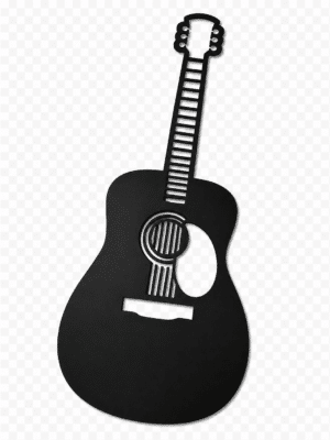 Tableau Guitare classique en Métal