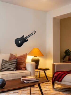 Tableau Guitare électrique en Métal